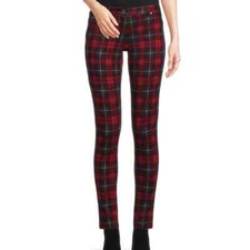 J. McLaughlin Red Regiment Plaid Becca Legging NWT $188 Size 8