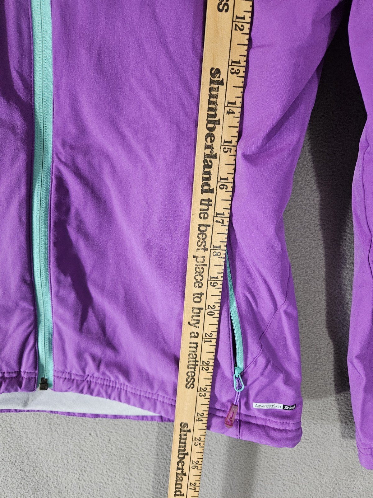 SALOMON Giacca Donna Piccola Viola Verde Soft Shell Giacca Sportiva Foderata Calda