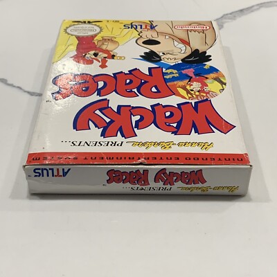 Wacky Races (NES, 1992 ATLUS) Authentic Complete CIB Manual Wacky Races (NES, 1992 ATLUS) Authentic Complete CIB Manual