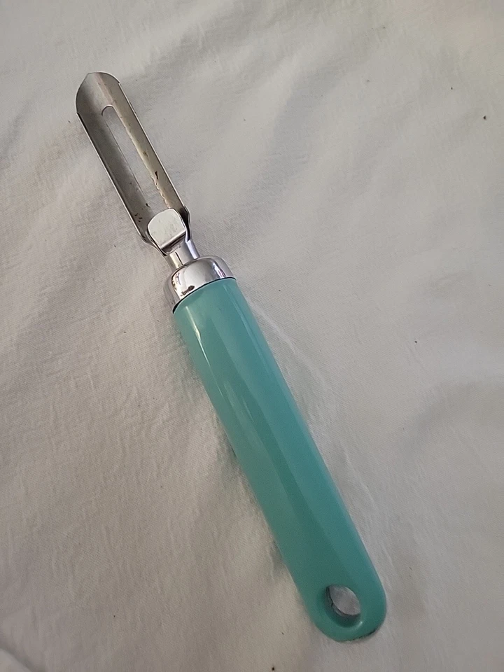 KITCHENAID TURQUOISE EURO PEELER 烹饪工具 UTENSIL POTATO VEGETABLES + — 第 4/4 张图片