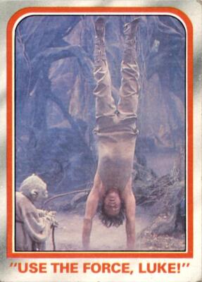 1980 Topps Star Wars The Empire Strikes Back #70 Use the Force Luke! GD+