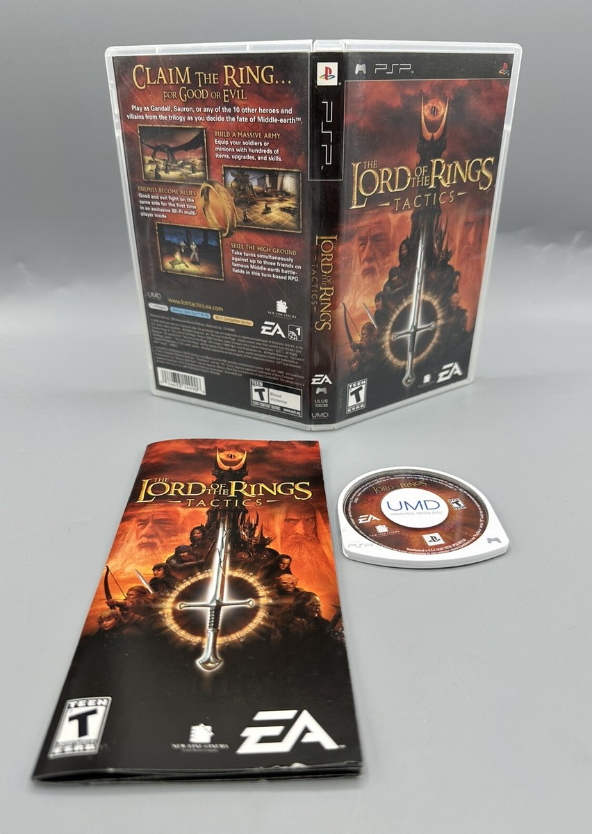 The Lord of the Rings Tactics Sony PSP - Complete CIB Strategy RPG