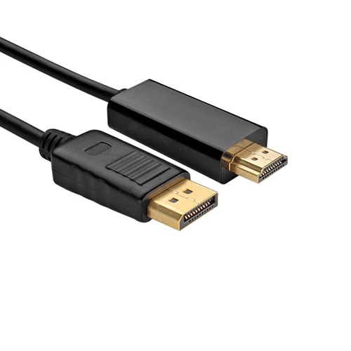 DisplayPort to HDMI Cable DP Display Port to HDMI MM Cord Converter for PC HD TV