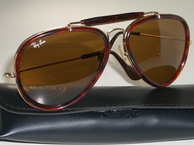 VINTAGE B&L RAY BAN W0743 B15 STYLE G TORT/GOLD OUTDOORSMAN