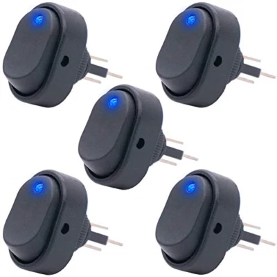 OFF/ON Rocker Toggle Switch Car LED With LED Light 12V 30A 30Amp ASW-20D