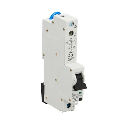 CASTLEC RCBO'S SINGLE POLE TYPE AC - B & C CURVE 6A, 10A, 16A, 20A, 32A, 40A,50A