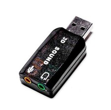 Adaptador USB a Sonido para PC Mac Auriculares Micrófono Audio Externo Convertidor Dongle Reino Unido