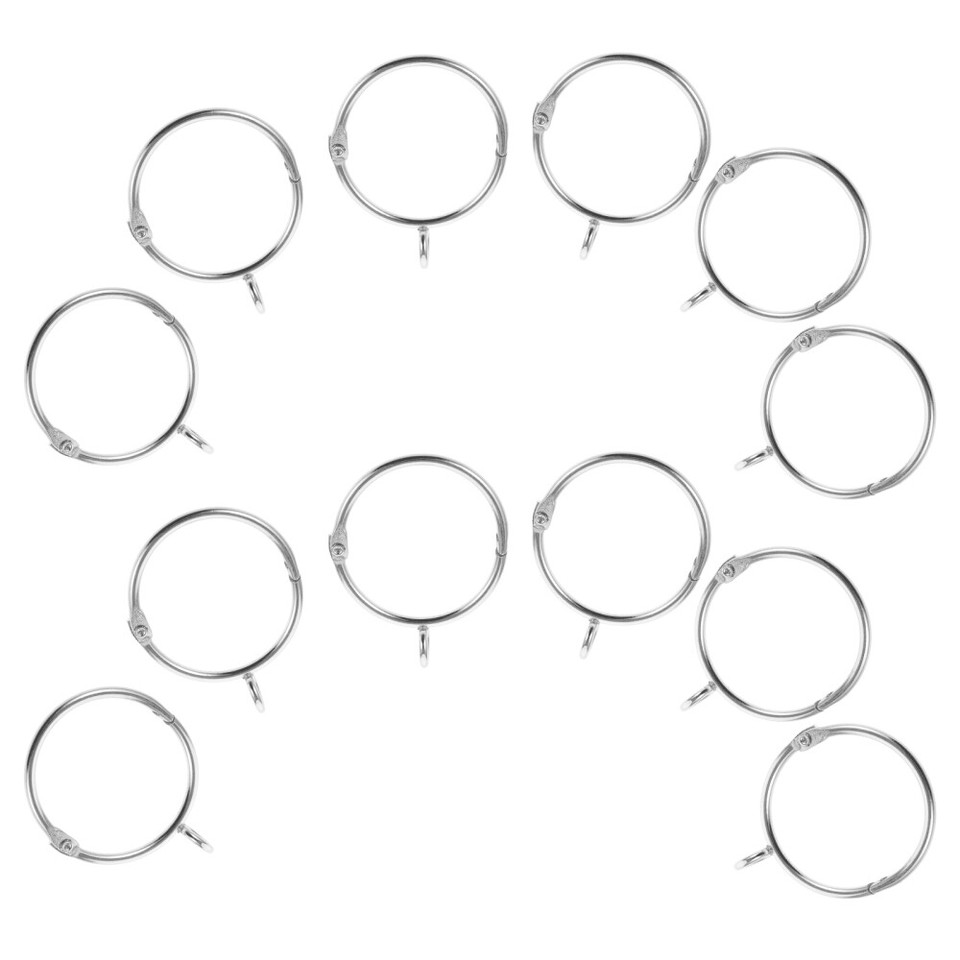 20pcs Stainless Steel Curtain Hooks Ring Shower Rings for Curtain