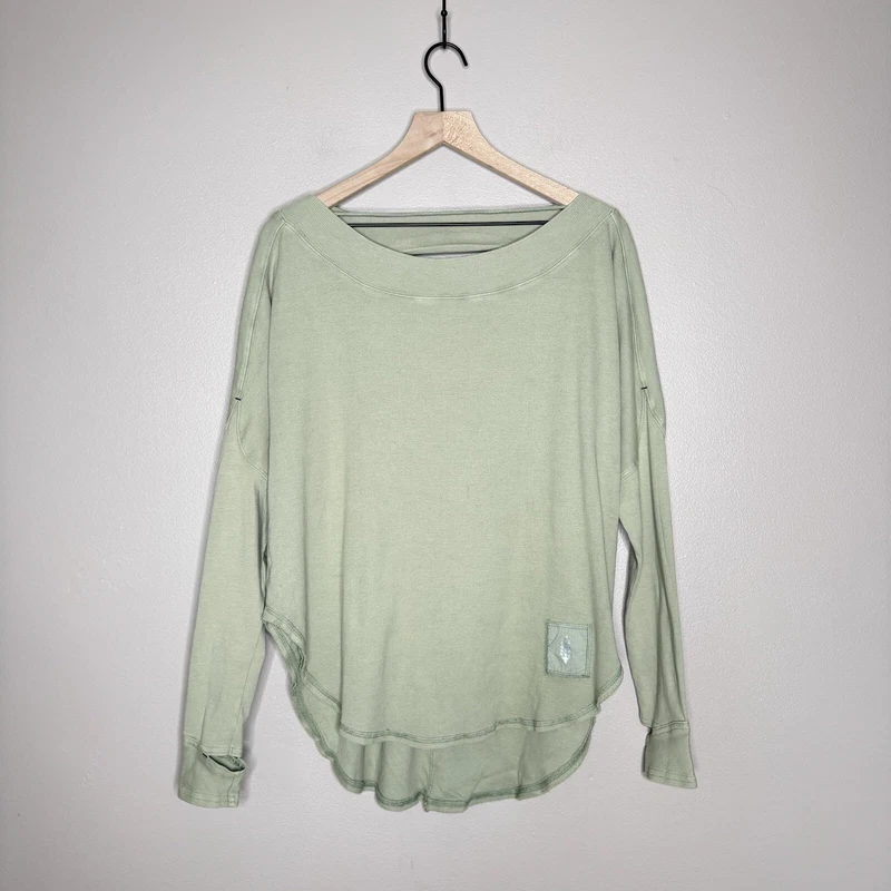 free-people-movement simply layer back cutout long sleeve shirt