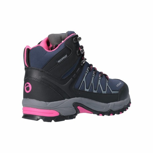 Cotswold Abbeydale Mid Navy Ladies Softshell/PU/Rubber/TPU Hikers - Picture 2 of 4
