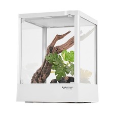 Reptile Terrarium 12"x12"x16" 9.5 Gallon,Aluminum Frame,Full Glass Tank Enclo...