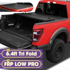 For 02-25 Ram 1500&03-25 Ram 2500 3500 6.4ft Hard Tri Fold Low-pro Tonneau Cover