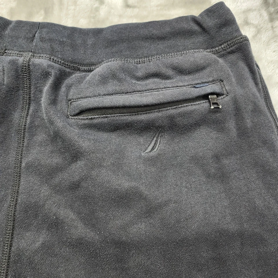 Брюки мужские Nautica M черные без застежек для бега повседневные спортивные с задним карманом на молнии  - Изображение 3 из 4