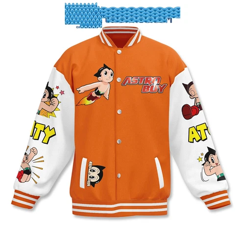 Astro Boy Machine Gun Baseball Jacket