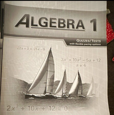 Abeka Algebra 1 Quizzes/Tests Paperback High ...