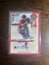 2025 Panini Prospect Edition Alex Clemmey Red Xfractor Prizm Autograph /99!! 