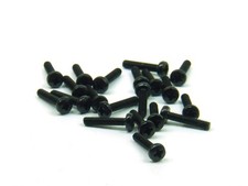 Schrauben M2.5 x 12mm Zylinder Phillips Stahl Zink Schwarz