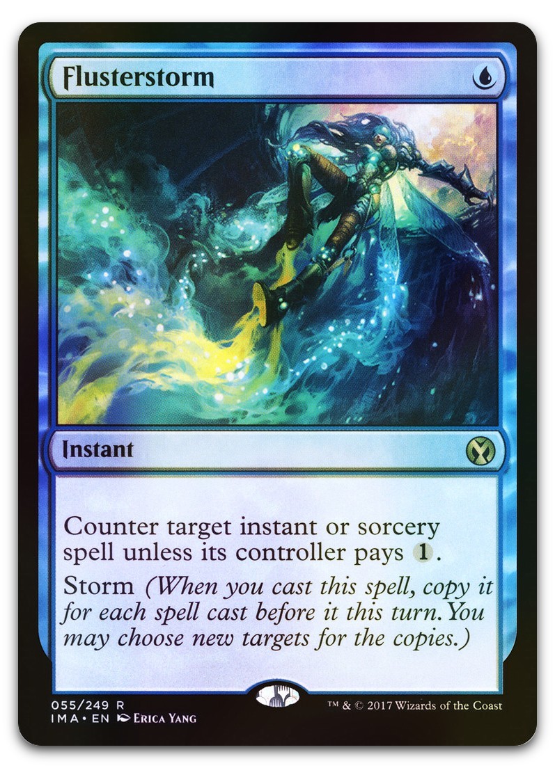 Flusterstorm #55 (Foil) (LP) Iconic Masters IMA Magic MTG