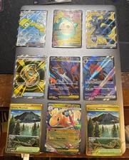 NM Pokemon Lot Collection Of  (x9) Cards All Different Ultra Rare Full Art