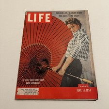 Life Magazine June 14, 1954 - Bold California Look, Katie Richmond, Oppenheimer Life Magazine June 14, 1954 - Bold California Look, Katie Richmond, Oppenheimer