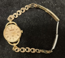 GUCCI 6000 Rolled Gold Stainless Steel Vintage Quartz Women's Watch With Case