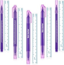 5 Pcs Markers Skin Marker Pen Purple Tattoo Pen, 0.5mm 1mm Surgical Marking