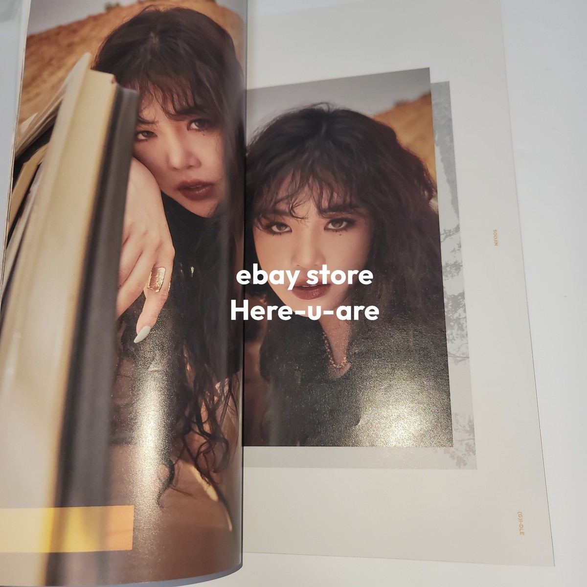 I-dle uh oh digital single album photobook + Miyeon photocard set