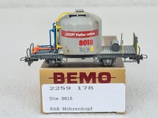 TOP Bemo /Pirovino 2259 178 Uce 8018 HOm RhB  (Mohrenkopf) gealtert in OVP