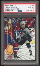 1994-95 Pinnacle Rink Collection #156 Chris Joseph PSA 10