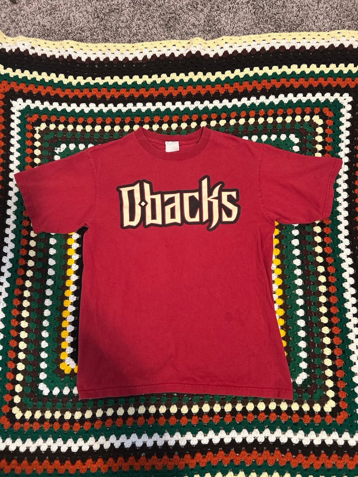 Majestic MLb Arizona Diamondbacks t-shirt Red Size Medium