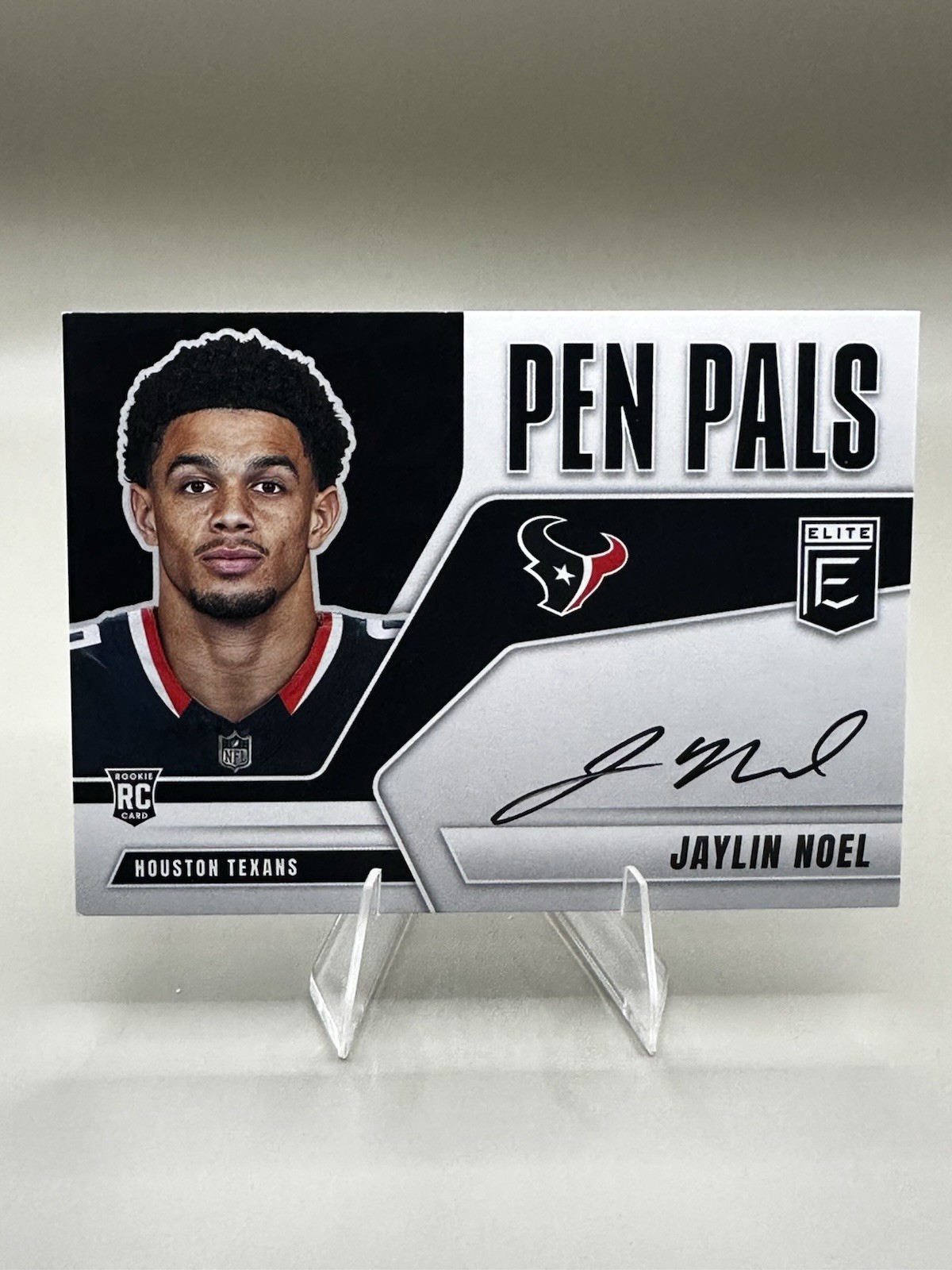 2025 Donruss Elite Jaylin Noel Pen Pals ON CARD AUTO #PP-JNO - Texans (RC)