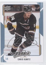 2008-09 Upper Deck MVP Chris Kunitz #9 0b9