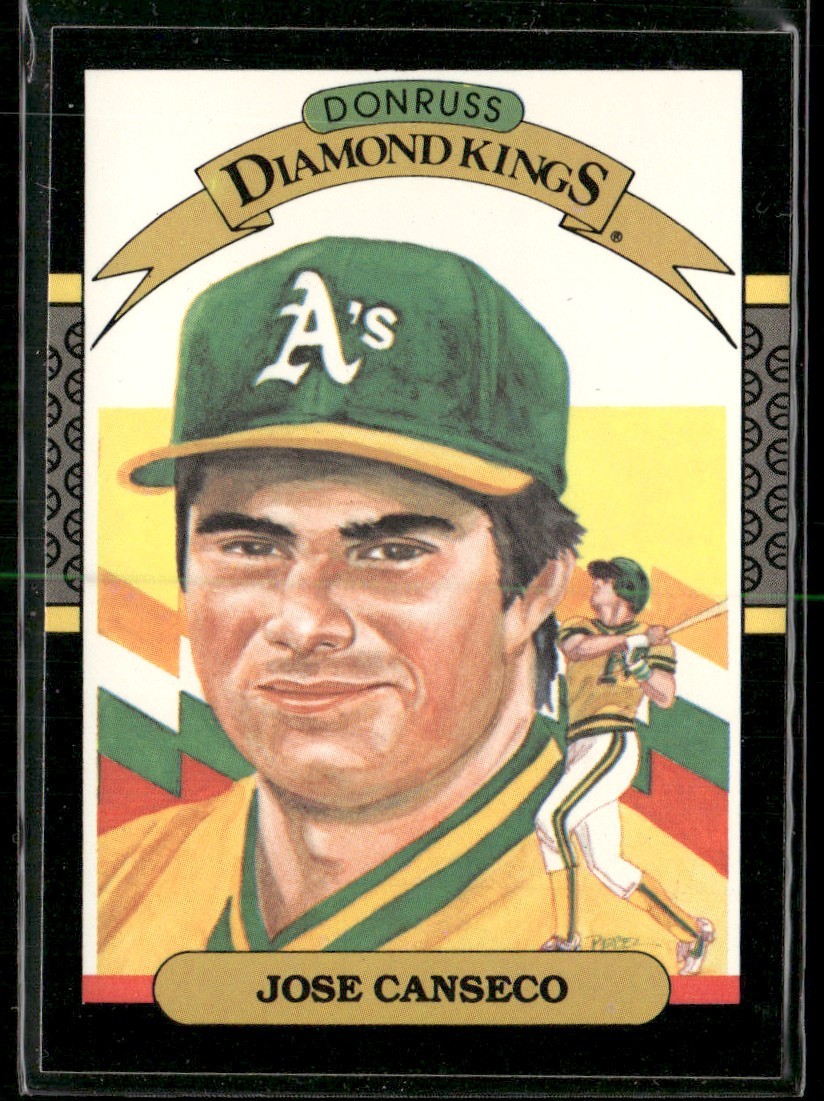 1987 Donruss Diamond Kings Jose Canseco Oakland Athletics #6