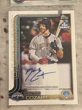 2025 Topps Pro Debut Jacob Cozart Base Auto