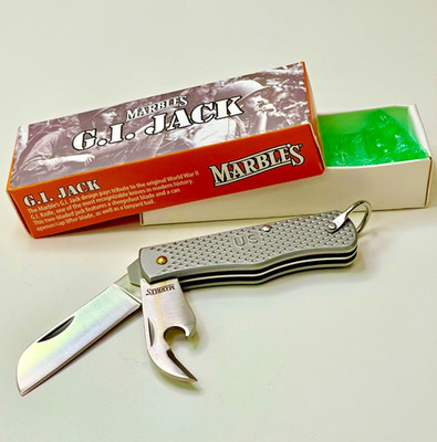 MARBLE'S   3.2'' Long  G.I.  JACK  w/ 2.5''  Sheepsfoot Blade   --  ((NEW in BOX))