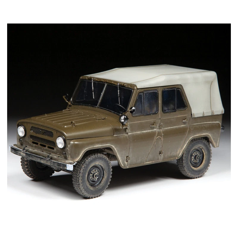 Modellino Macchina Uaz-469 Soviet Military Off-Road Vehicle ZVEZDA 3629 1:3 5 - Immagine 3 di 4