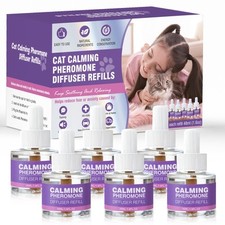 Cat Pheromone Diffuser Refills 6 Pack Calm Anxiety Stress Reduce Scratching