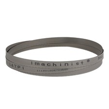 Imachinist S621224 Bi-Metal 62" Long, 1/2" Wide, 0.025" Thick, Bandsaw Blades...