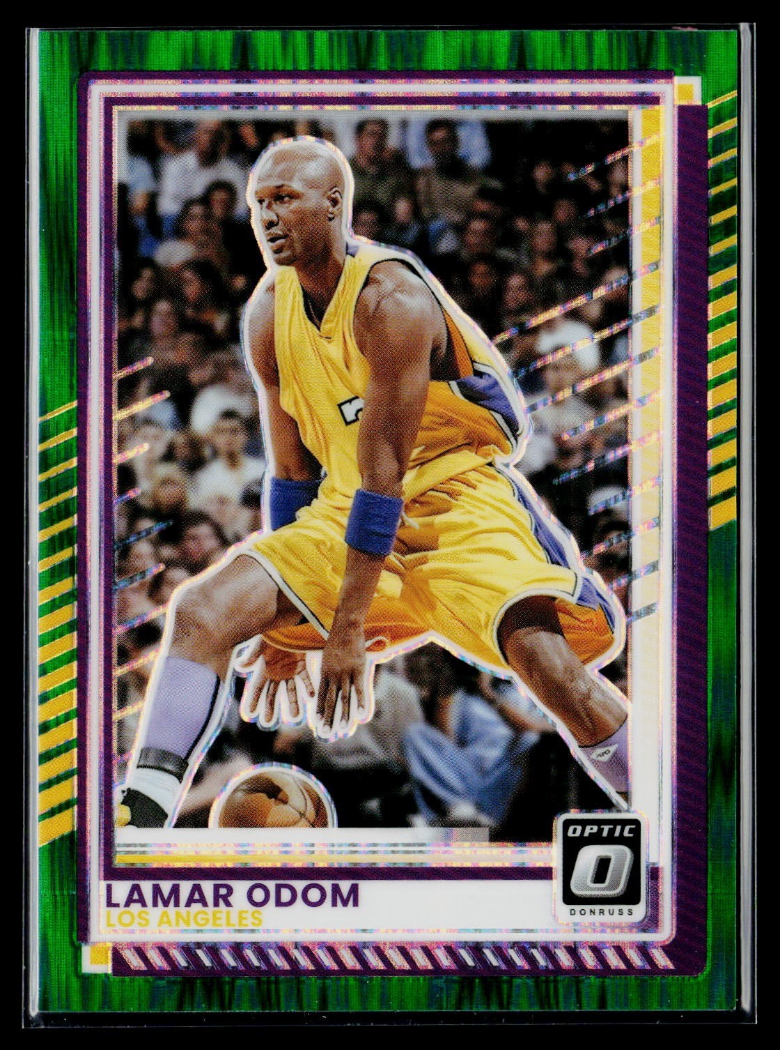 2025-26 Donruss #152 Lamar Odom Optic Green Shock #/135
