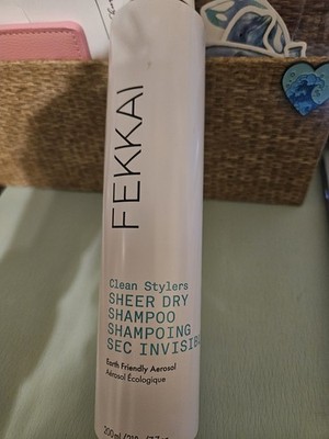 FEKKAI Clean Stylers Sheer Dry Shampoo Spray Oil Control Kaolin Clay 200ml