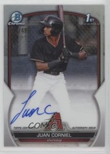 2023 Bowman Chrome Prospect Refractor 264/499 Juan Corniel #CPA-JCL Auto 15wb