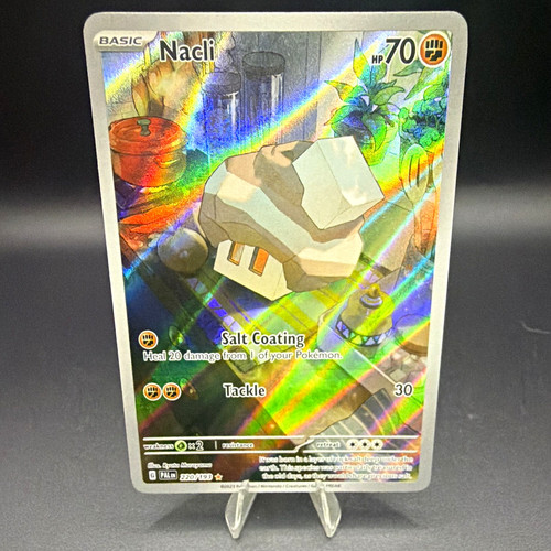 Pokemon TCG Nacli 220/193 Sv02 Paldea Evolved Illustration Rare Holo Full Art EN