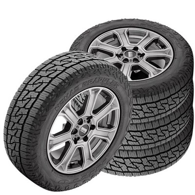 4 Nitto Nomad Grappler 225/60R18 107V All Terrain Truck Tires ( Take Off )