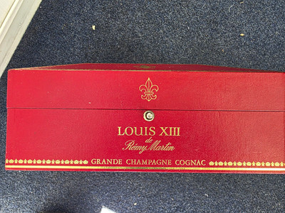 Louis XIII Grande Champagne Cognac Liquor Red Presentation Box