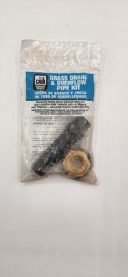 DIAL MANUFACTURING 9230 Dial Brass Drain/Overflow Pipe Kit