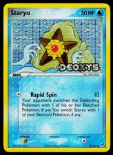 Pokemon Staryu EX Deoxys 77/107 Reverse Holo Common 2005 Water Type TCG Card