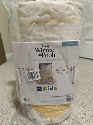 Disney Winnie The Pooh 2-piece Reversible Quilt Set