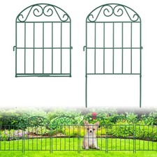 ADAVIN 20 Panels Collapsible Garden Fence Animal Barrier,22 Ft L x 24 in H 