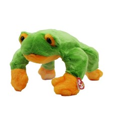 Ty Large Plush Beanie Buddy - Smoochy Frog Buddies  MWMT