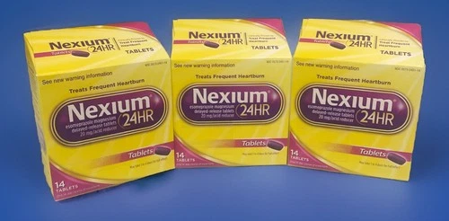 Nexium 24hr Delayed Release Heartburn Relief 20mg 14 Tablets Ea. 3 Boxes 08/2026